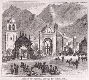 Shrine of the Nuestra Senora de Copacabana, Lima, Peru, from 